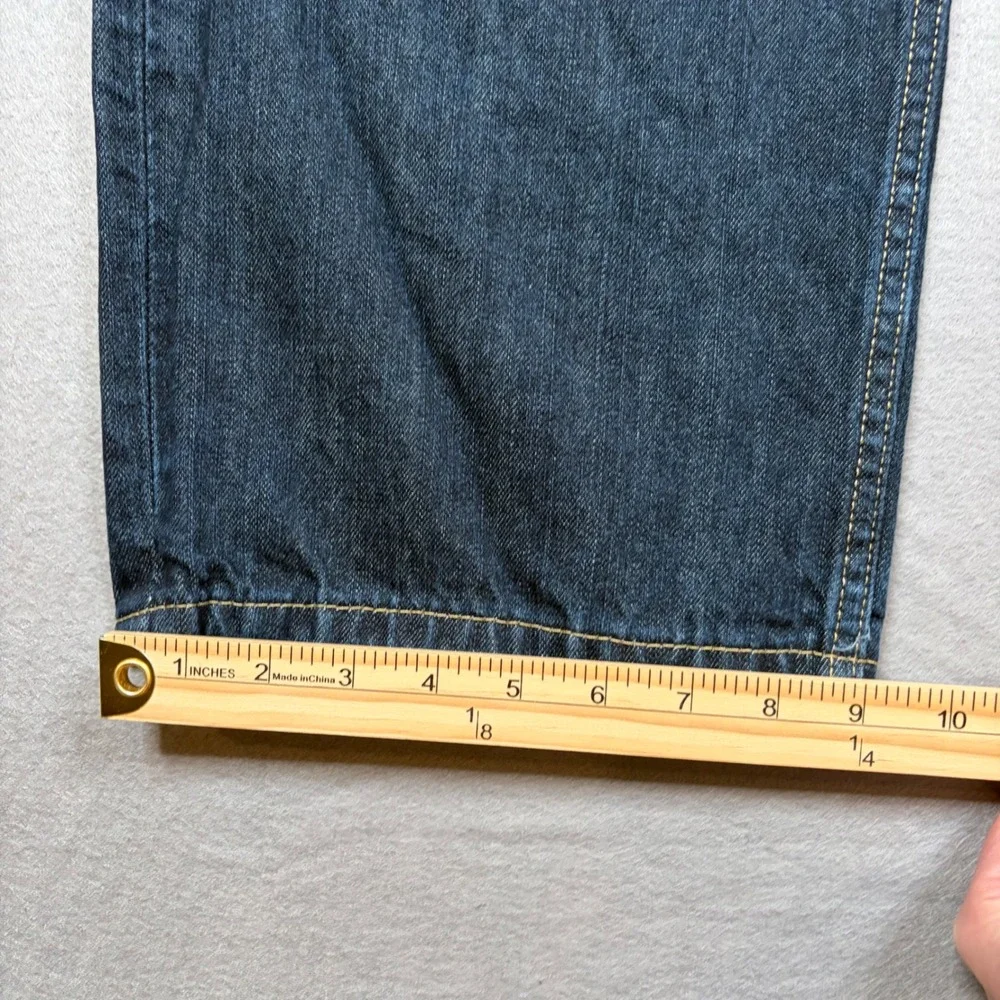 Levis 559‎ Relaxed Straight Jeans Mens 46x32 Dark Wash Indigo Denim